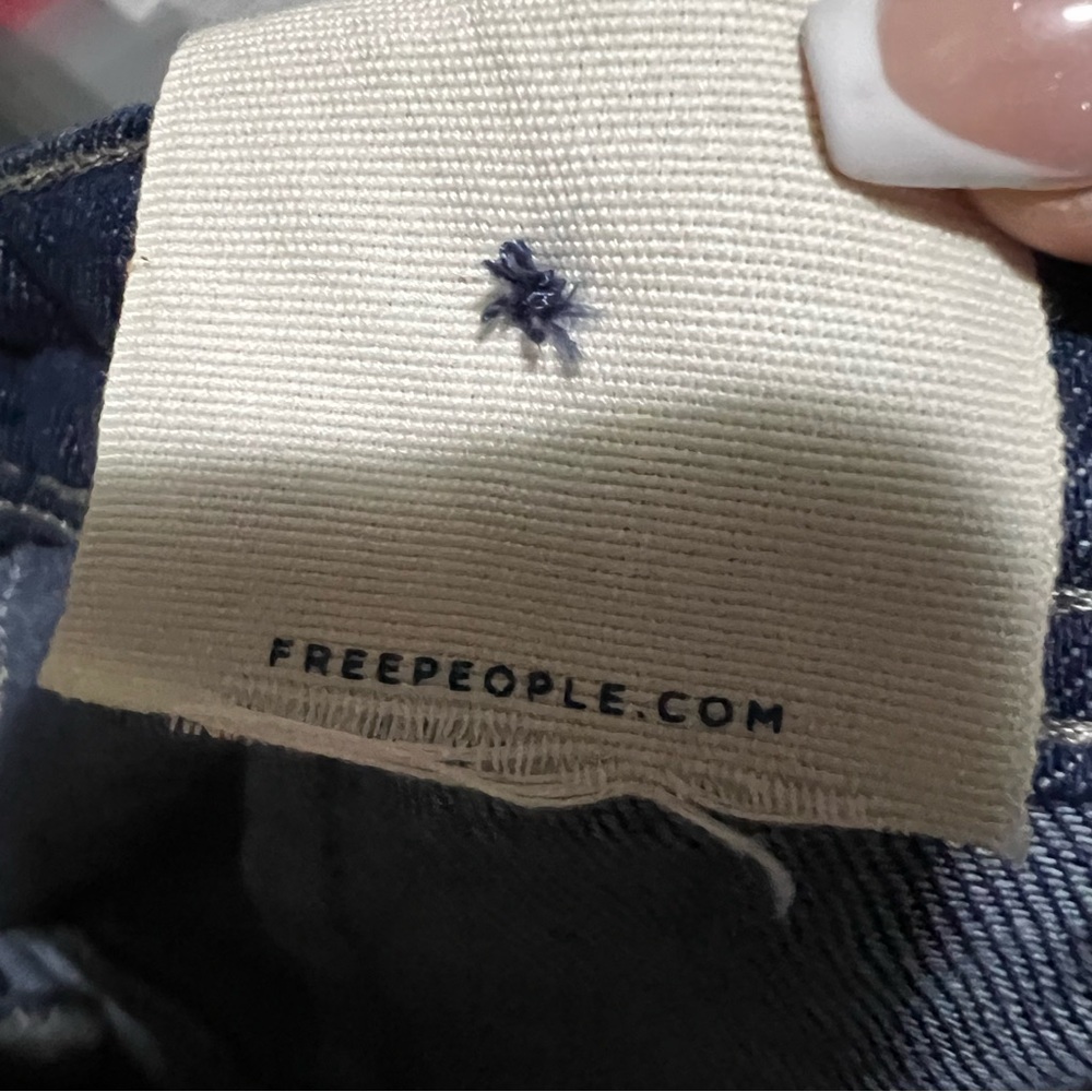 NWT We The Free Equinox Exaggerated Wide‎ Leg Trouser Denim Jeans - Picture 14 of 16